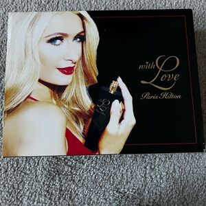 Paris Hilton With Love Perfume in Black and Gold Gift Set.
